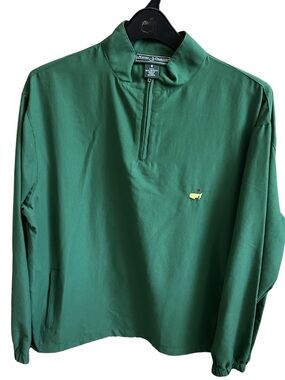 Masters Collection | Green Quarter-Zip Pullover | Augusta National Golf Jacket